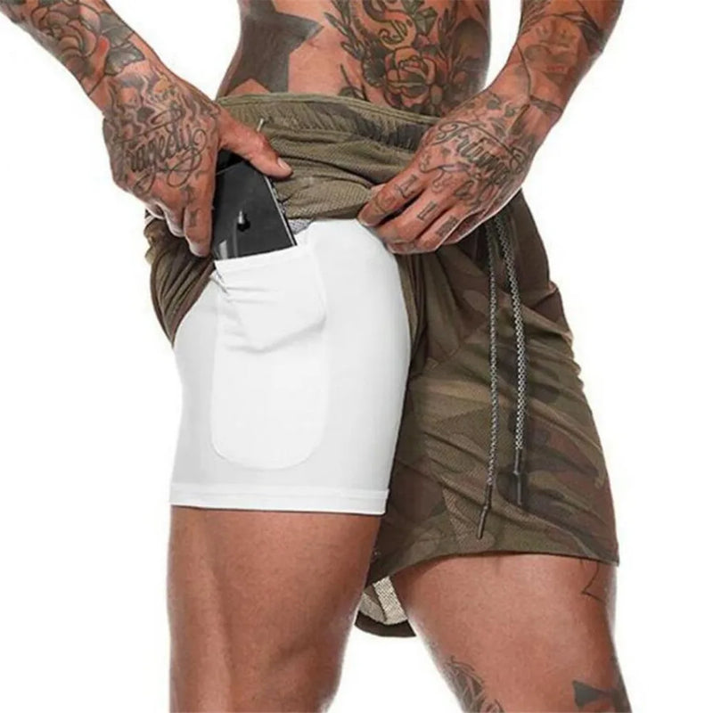 Shorts Para Treino 2 em 1 Esporte Air Effect