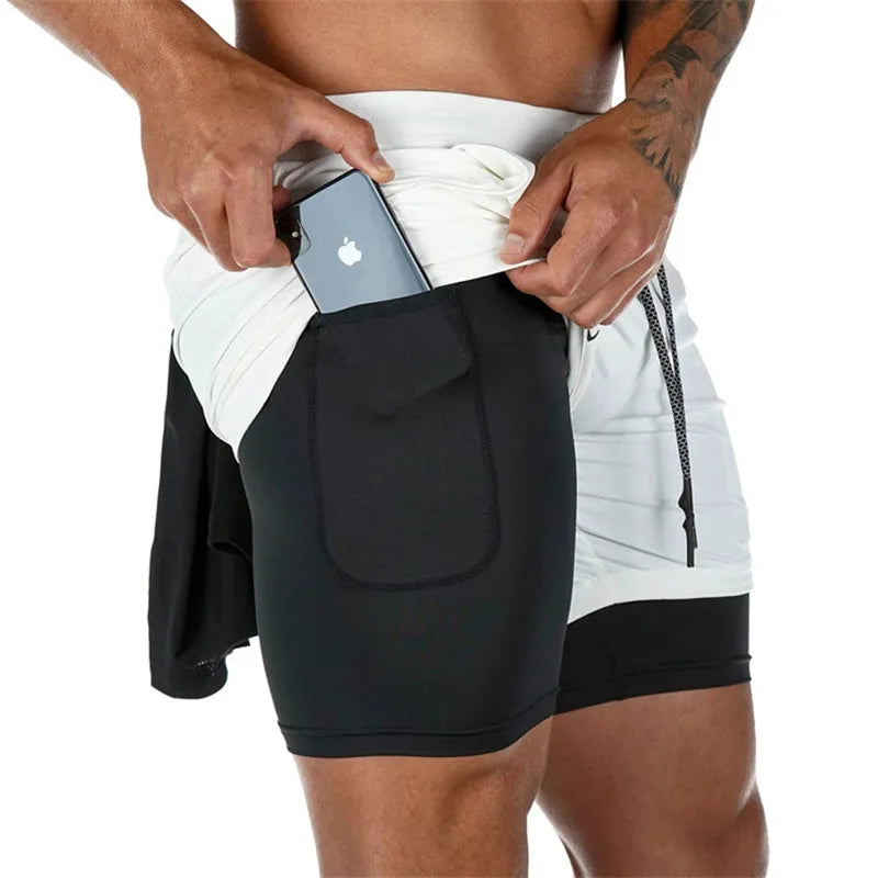 Shorts Para Treino 2 em 1 Esporte Air Effect